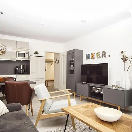 Terrasse, Gratis Nutzung Vom Ahoi Erlebnisbad Und Sauna In Sellin - Meeresblick Fewo 77 Goehren  Exterior photo